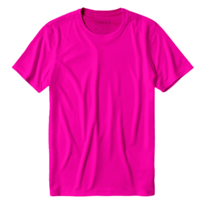 Camiseta Poliéster rosa Fluor